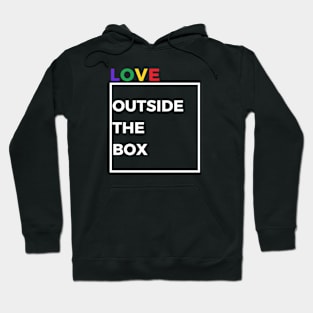 Love Outside The Box, Pride Colors Hoodie